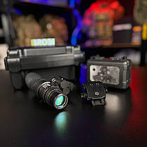 Монокуляр прилад нічного бачення PVS-18A1 Night Vision із кріпленням Wilcox L4 G24 на шолом, фото 3