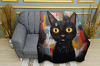 Плед «Абстракція. Кіт. Abstraction cat»