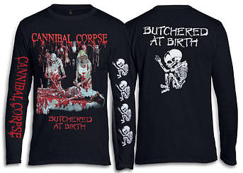 Футболка довгий рукав CANNIBAL CORPSE Butchered At Birth, фото 2