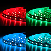 Світлодіодна стрічка 12V BIOM Professional Generation 3 (smd 3535) RGB 120LEDs/м IP20, фото 4
