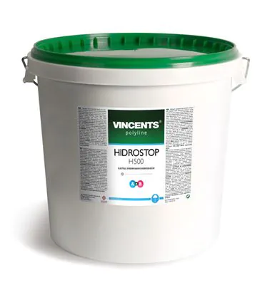 Гідроізоляція на цементній основі Vincents Polyline HIDROSTOP H500, 12,5 кг + 5 л