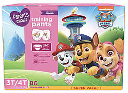 Підгузки-трусики Parents Choice щенячий патруль США (15-18кг) 86шт рожеві