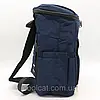 Термосумка-рюкзак 31x21x43см Темно-синя / Сумка-холодильник для пікніка, фото 9