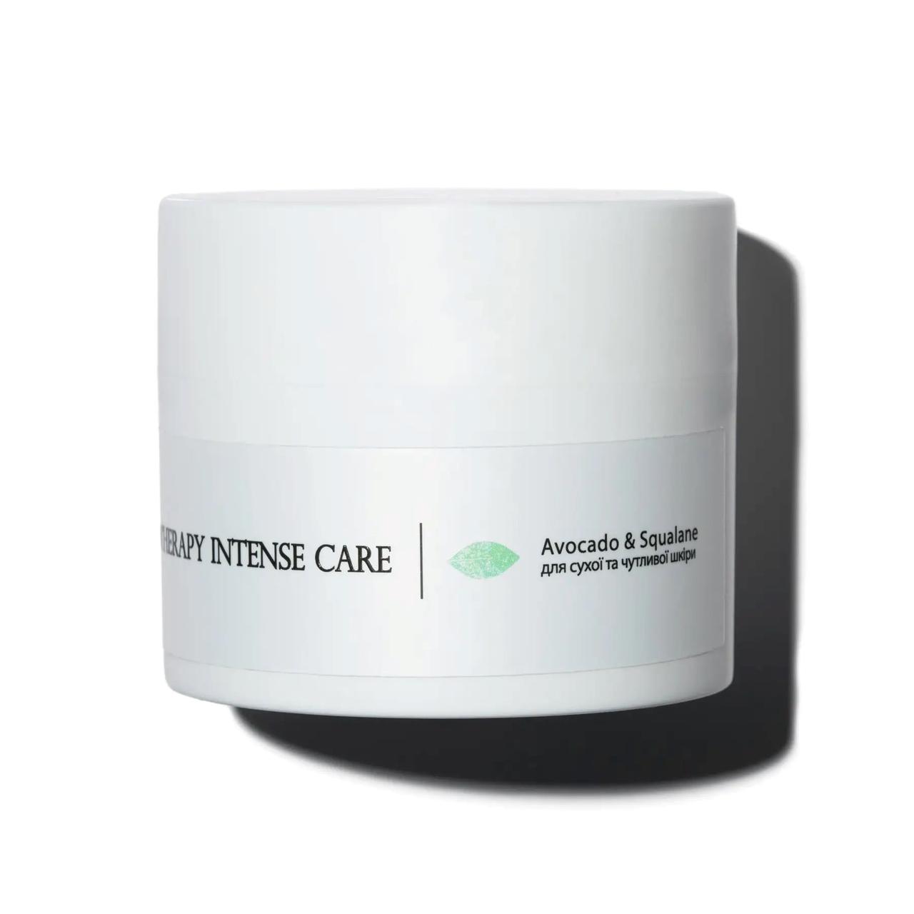 Крем для сухої та чутливої шкіри Hillary Corneotherapy Intense Сare Avocado & Squalane , 50 г, фото 1
