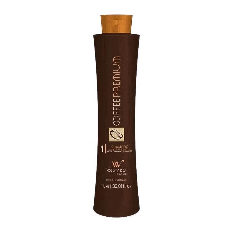 Технічний шампунь Wennoz Brasil (Honma Tokyo) Coffee Premium Cleaning Shampoo для глибокого очищення 1000 мл