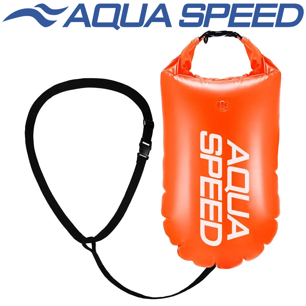 Буй для плавання надувний буй для плавання на відкритій воді водонепроникний Aqua Speed Open Water Swim Buoy