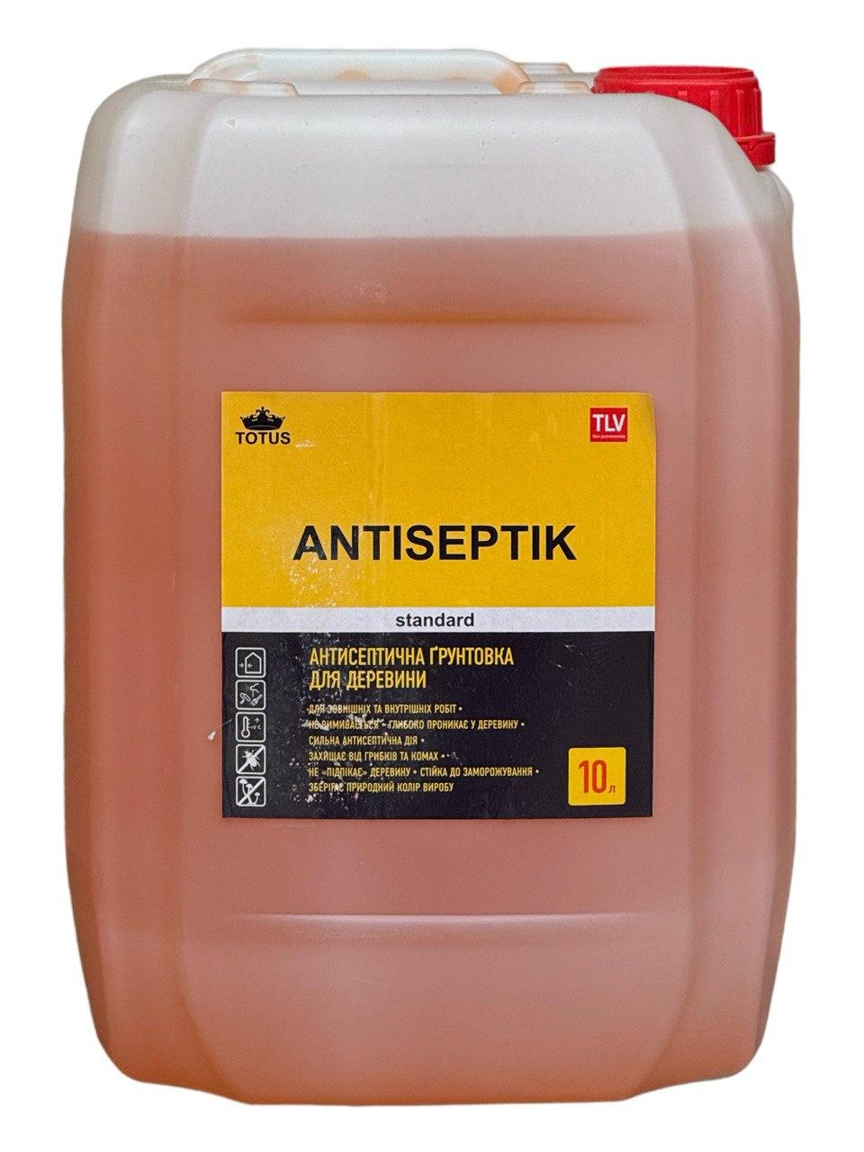 Антисептична грунтовка д ля дерева TOTUS Antiseptik 10 л