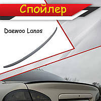 Спойлер лип Daewoo Lanos Деу Ланос утиный хвост черный