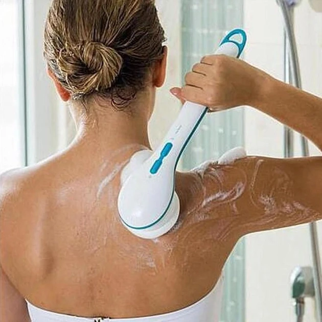 Масажна щітка для тіла, щітка масажна електрична Spin Spa Brush