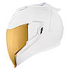 МОТОШОЛОМ ЗАКРИТИЙ ICON AIRFLITE PEACE KEEPER КОЛІР WHITE, фото 3
