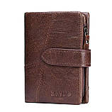 Гаманець портмоне чоловічий шкіряний коричневий, фото 2