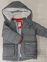 Дитяча куртка зимова COOL CLUB. Пухова на флісовій підкладці. Зріст 80 см.