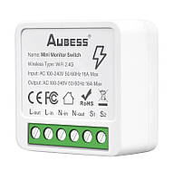 Розумне реле напруги Aubess Smart Switch 16А з WiFi модулем Smart Home Smart Life або Tuya Smart