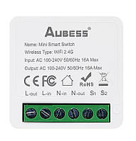 Розумне реле напруги Aubess Smart Switch 16А з WiFi модулем Smart Home Smart Life або Tuya Smart