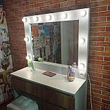 Столик для макіяжу Туалетний столик з Led-підсвічуванням, фото 5