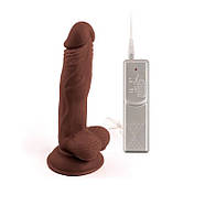 Вібратор на присоску Mr. Rude Buzzer Brown 7.9, фото 4