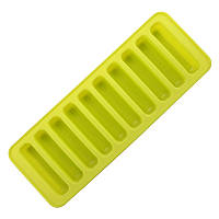 Силіконова форма для паличок Савоярді, форма для льоду (зелений)