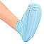 Гумові бахіли на взуття від дощу, блакитні змійка M, фото 10