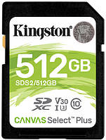 KINGSTON 512GB SDXC Canvas Select Plus  (SDS2/512GB)