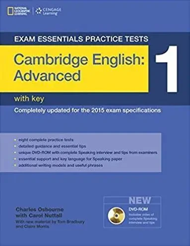 Exam Essentials Cambridge Advanced Practice Tests 1 with key and DVD-ROM