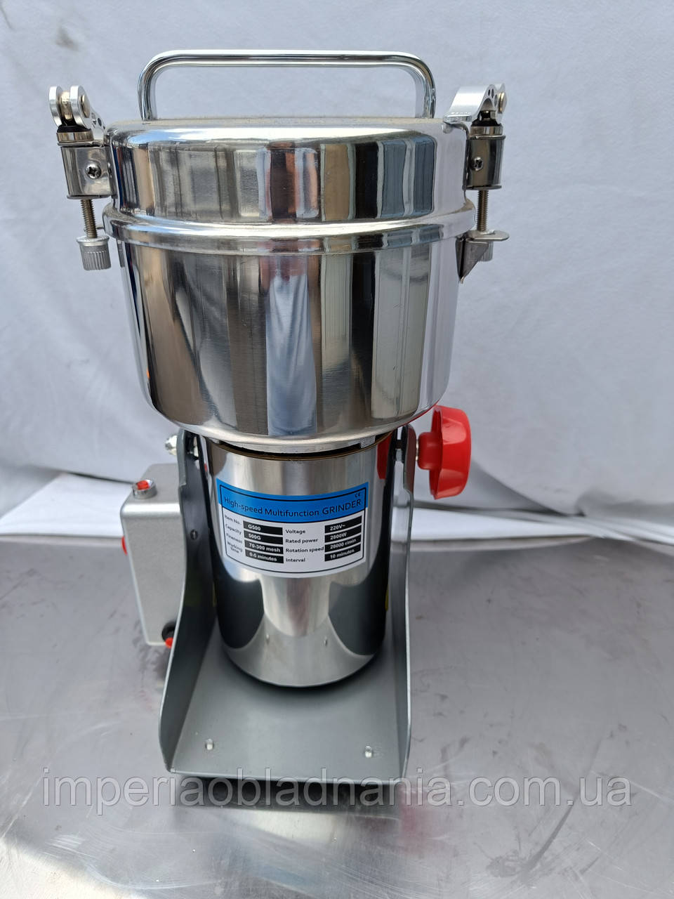 Дробарка Vektor G500 (500 гр.) Млин, гріндер, професійний для борошна, зерна, цукру, спецій, кави