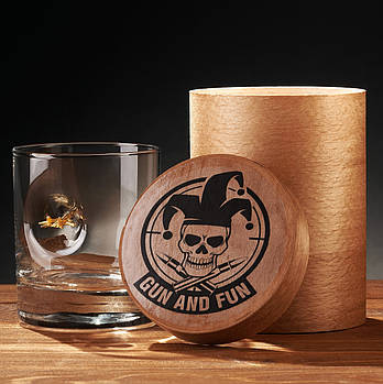 Склянка для віскі з літаком "Міг-29"