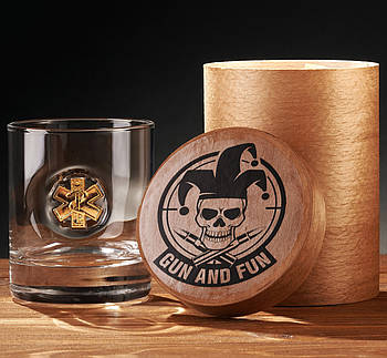 Склянка для віскі з емблемою "Зірка життя"