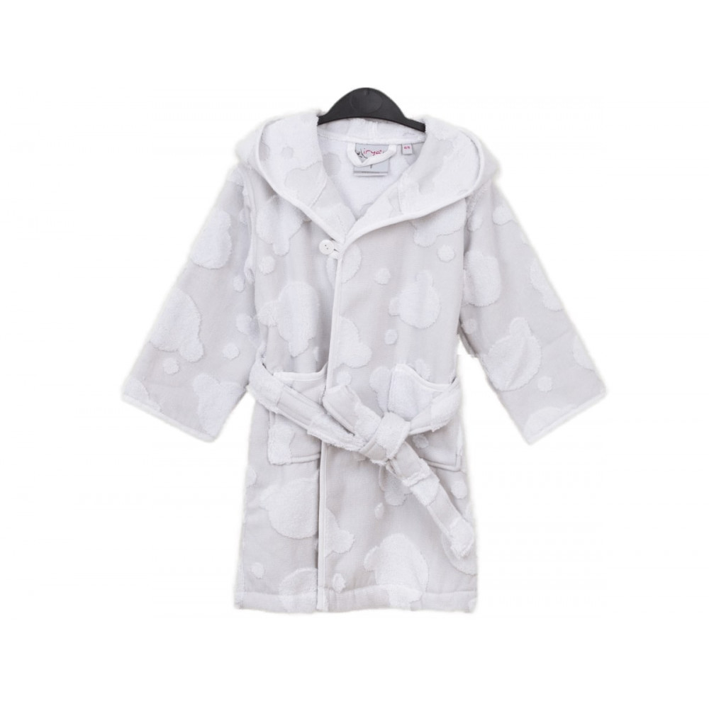 Халат дитячий Irya - Bear gri сірий 2-3 роки зріст 88-98 см, фото 1