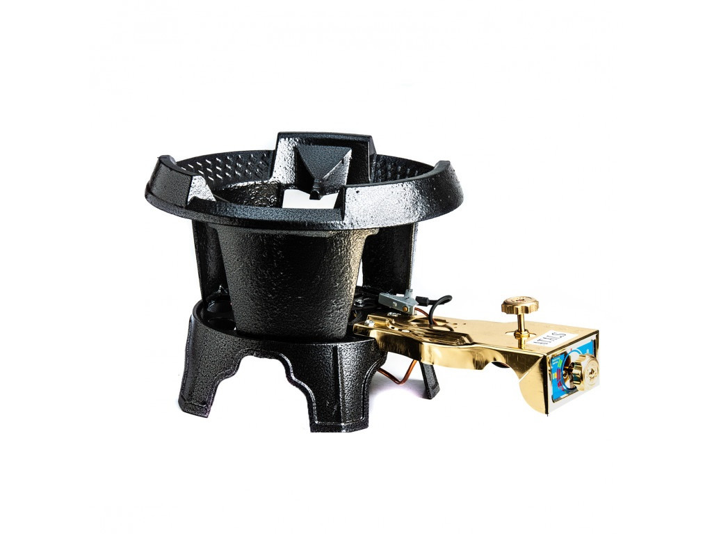 Газова плита чавунна настільна п'єзопідпалом ATLAS 40 кВт із п'єзопідпалом