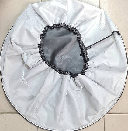 Чохол запасного колеса R 13"-14" d-63  (кож.зам.,без накатки, чорний), фото 1