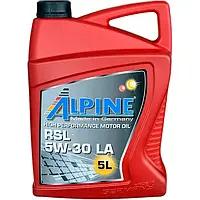 Автомобильное моторное масло Alpine RSL 5W-30 LA 5л