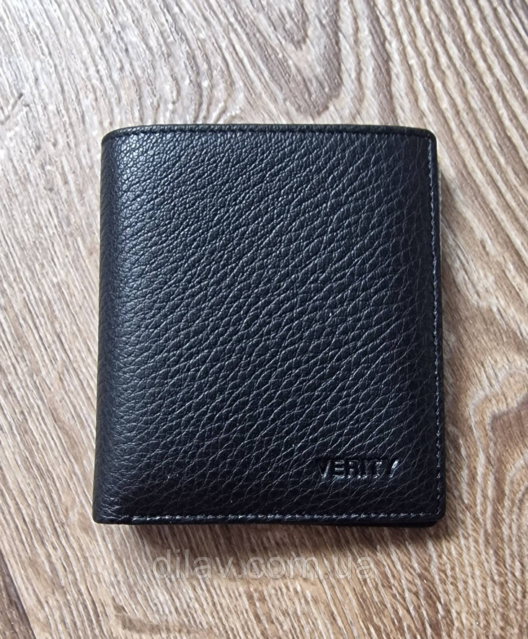 Чоловічий гаманець шкіряний , чорний*, фото 1