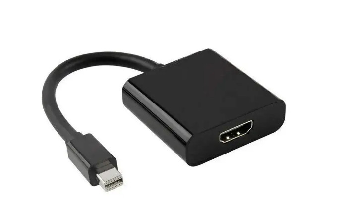 Кабель перехідник Mini DisplayPort - HDMI Female, 1080P для Apple Mac Black