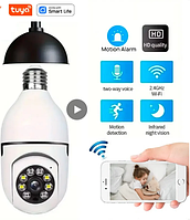 Sertec Tuya Smart 2.4G WiFi E27 камера Smart Home Security