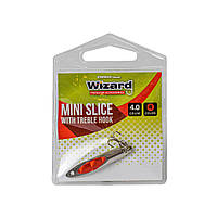 Блешня Wizard Mini (Kastmaster) 2.5г Silver-Red