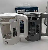 Дисковый прозрачный электрочайник Rainberg RB-2220 Стеклянный электрический чайник с подсветкой 2200W 0201 Топ