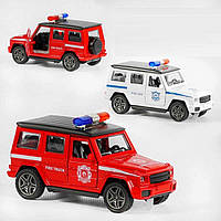 Игрушка модель Полицейский/Пожарный джип F1113-3