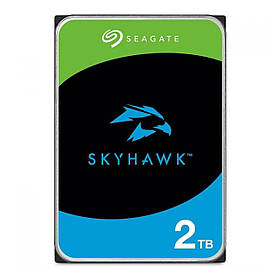 Жорсткий диск для відеоспостереження Seagate SkyHawk HDD 2TB 5400rpm 256MB ST2000VX017 3.5 SATAIII