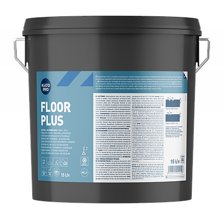 Kiilto FLOOR PLUS - універсальний клей для підлоги та стін. Акрилодисперсійний. 15 л, фото 1