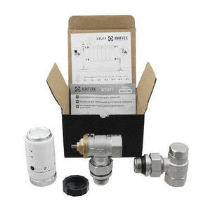 Комплект термостатических кранов Raftec M30 угловой 1/2", фото 1