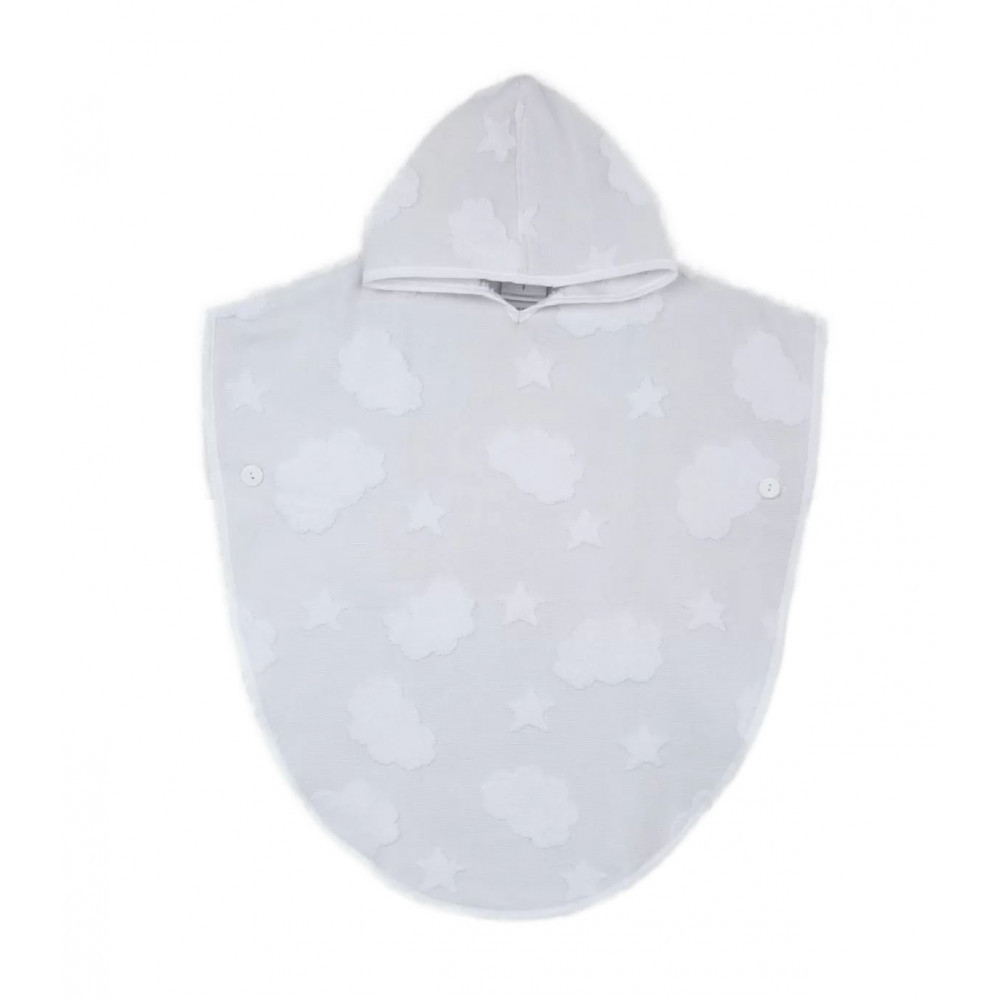 Пончо дитяче Irya - New Cloud gri Pancosu сірий 1-2 роки 60*60, фото 1