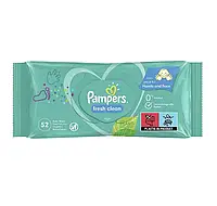 Дитячі вологі серветки Pampers "Fresh Clean", 52 шт