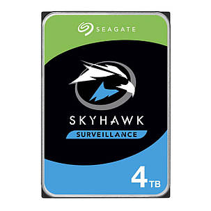 Жорсткий диск для відеоспостереження Seagate SkyHawk HDD 4TB 5400rpm 256MB ST4000VX016 3.5 SATAIII, фото 1