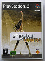 SingStar: Legends, Б/У, английская версия - диск для PlayStation 2