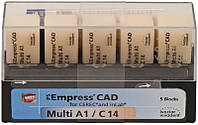 Блоки для фрезерування IPS Empress Multi CAD C14/5шт.