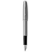 Ручка перьевая Parker SONNET 17 Essentials Stainless Steel CT FP F 83 811 EVO