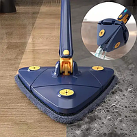 Швабра треугольная с отжимом Multi function mop 360 Синя