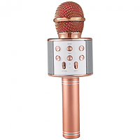 Безпровідний мікрофон для караоке Wster WS-858 Pink! BEST