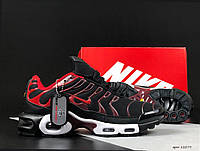 Кроссовки Nike Air Max Plus TN мужские, найк аир макс черные, кроссовки найк эир макс тканевые, найки