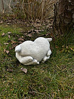 Садовая фигура, статуэтка Сердце в руках 18×18см для декора сада изготовлен из цемента, ручной работы
